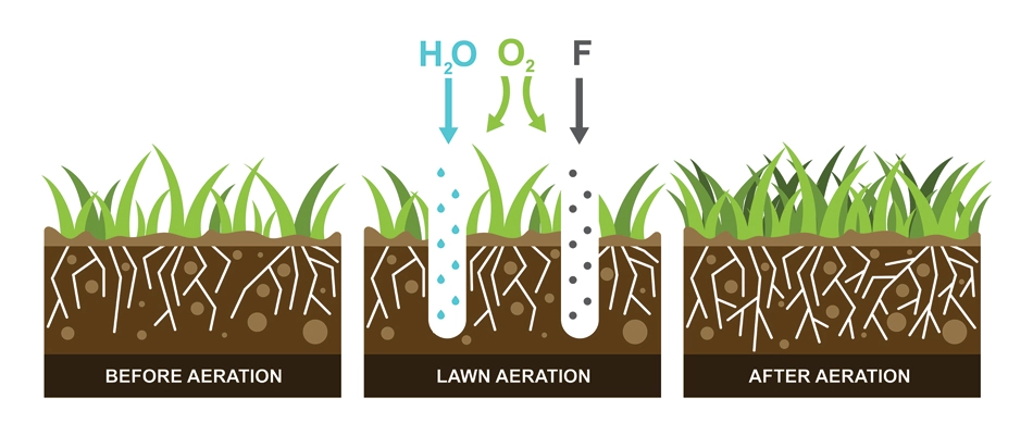 Graphic of aeration process in Ellis, SD.